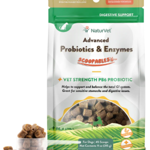 NaturVet Probiotics & Enzymes Scoopables For Dogs 11oz