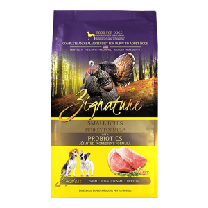 Zignature Small Bites Turkey 12.5# Dog Food