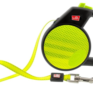 Wigzi Retractable Gel Leash Yellow Medium