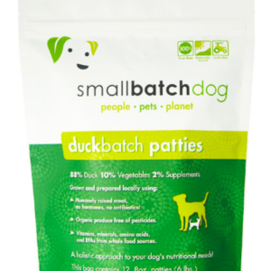 Small Batch Dog Frozen Duck Patties 6#