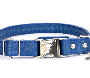 Euro Dog Rolled Collar Blue Extra Large (20" 22")