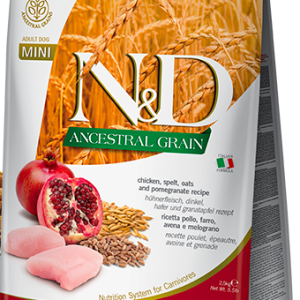 FARMINA CHICKEN, POMEGANATE & ANSETRAL GRAINS MINI 5.5# DOG FOOD