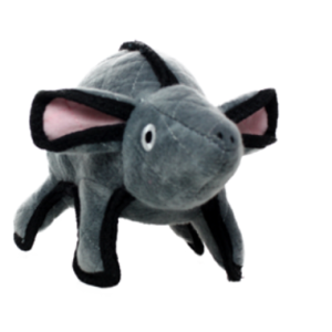 Tuffy Dog Toys Barnyard Mouse Gray