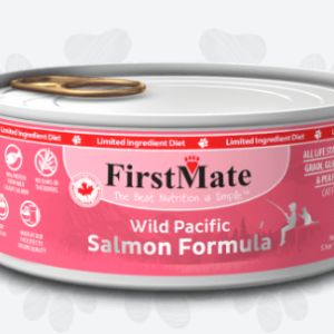 First Mate LID Wild Salmon 5.5oz Cat Food Can