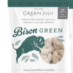 Green Juju GREEN Freeze Dried Bison Whole Food Bites 3oz