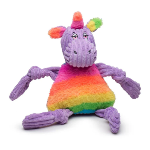 HUGGLEHOUNDS KNOTTIE RAINBOW UNICORN LARGE