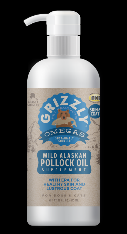 Grizzly Pet Products - Wild Alaskan Pollock Oil - 16oz - Cosmo's Dog ...