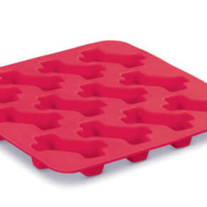 Messy Mutts Bone Mold Red Watermellon Large