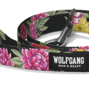 Wolfgang Dark Floral Leash Small (5/8" 4')