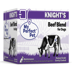 My Perfect Pet Knights Beef Blend 4# Gently Cooked Dog Food