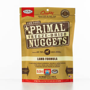Primal Freeze Dried Dog Lamb 5.5oz