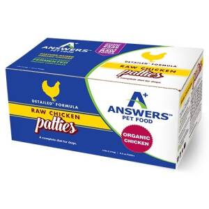 Answers Detailed Chicken Patties Dog Food 4#