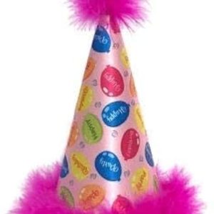 H & K Party Hat Pink Large