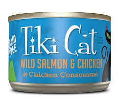 Tiki Cat Luau Salmon & Chicken 6oz