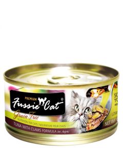 Fussie Cat Tuna & Clams 3oz