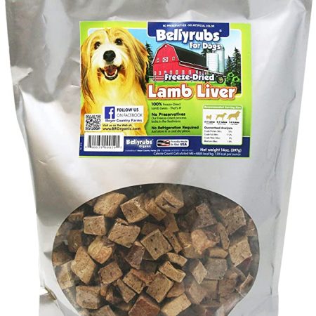 BellyRubs Lamb Liver Freeze Dried Treats 14oz