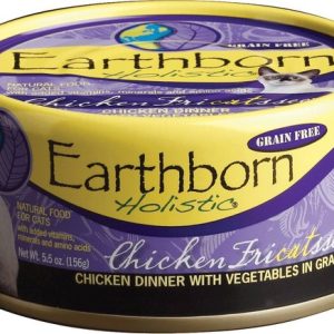 Earthborn Chicken Fricatssee 5.5oz Cat Food Can
