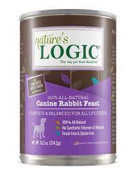 Nature's Logic Rabbit Dog 13.2oz Nature's Logic Rabbit Dog 13.2oz