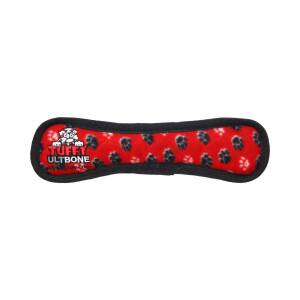 Tuffy Toys Ultimate Red Bone with Paws