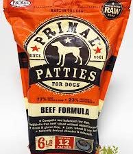 Primal Frozen Beef Patties 6#