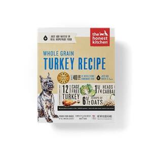 The Honest Kitchen WHOLE GRAIN TURKEY 10# Dehydrated Dog Food