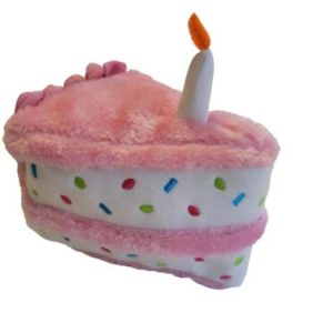 Zippy Paws Pink Birthday Cake