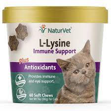 Naturvet L lysine immune Cat Soft Chews 60ct