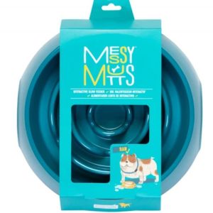 Messy Mutts Slow Feeder 3 Cup Blue