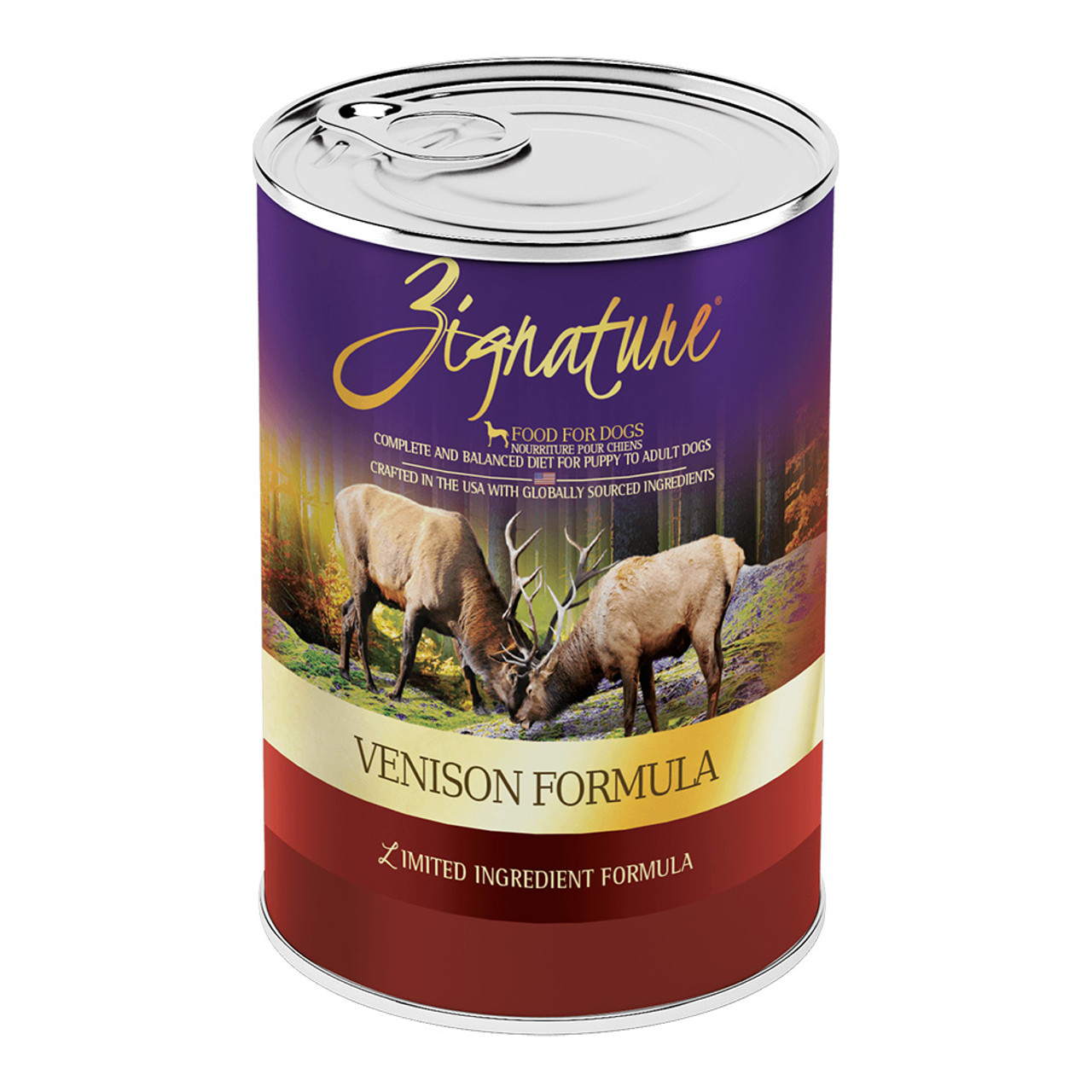 Zignature Can Venison 13oz - Retail Store