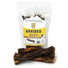 The Natural Dog Braided Gullets 4pk