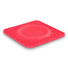 Messy Mutts Therapeutic Lickin Bowl Red