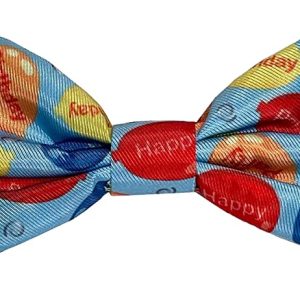 Huxley & Kent Bow Tie Party Time Blue Large