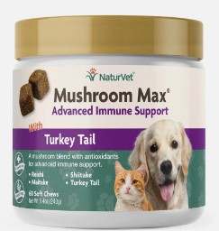 NaturVet Mushroom Max 60ct.