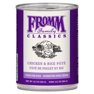 Fromm Classics Chicken & Rice Pate 12oz