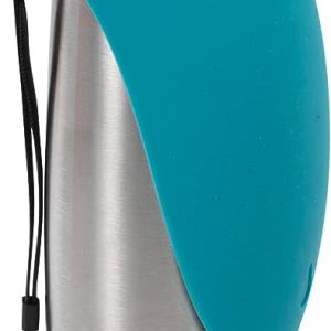 Messy Mutts Travel Water Bowl Blue