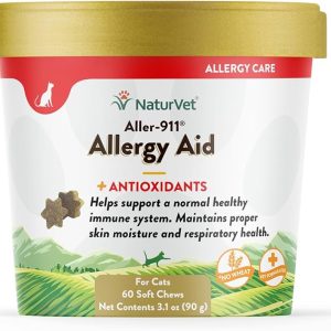 NatureVet Aller 911 Allergy Aid Antioxidants 60ct cat