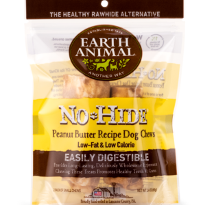 Earth Animal No Hide Peanut Butter 4" 2 Pack