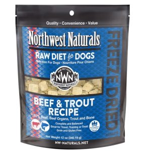 Northwest Naturals Beef & Trout DOG FD 25oz