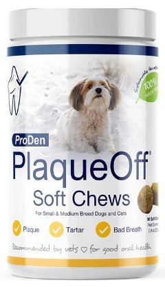 PlaqueOff Soft Chews For SmMd Dogs 46ct 3.9oz PlaqueOff Soft Chews For SmMd Dogs 46ct 3.9oz