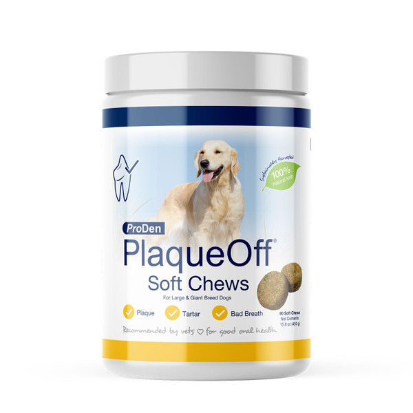 PlaqueOff Chews for Large Dogs 45ct / 7.9oz PlaqueOff Chews for Large Dogs 45ct / 7.9oz