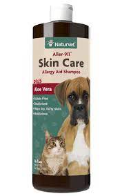 NaturVet Skin Care Shampoo Aloe Vera 16oz