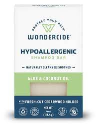 Wondercide Hypoallergenic Shampoo Bar 4oz