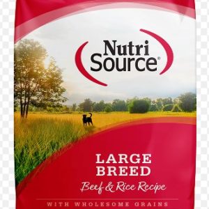 Nutrisource LARGE BREED Beef & Rice 26#