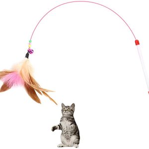 SPOT Curved Wire Wand With Feathers