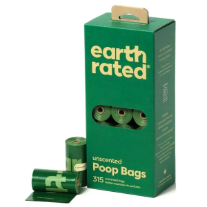 Earth Rated Unscented Poop Bag Rolls 315 Count