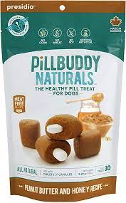 Presidio Pill Buddy Naturals Peanut Butter & Honey 30ct