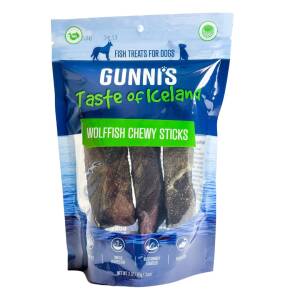 Gunnis Taste Of Iceland Wolf fish Chewy Sticks 3oz