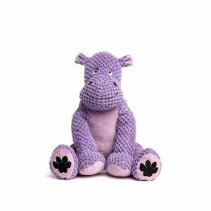 Fabdog Floppy Hippo Dog Toys (Small)