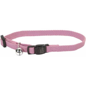 Coastal Soy Cat Collar Solid Rose (8" 12")