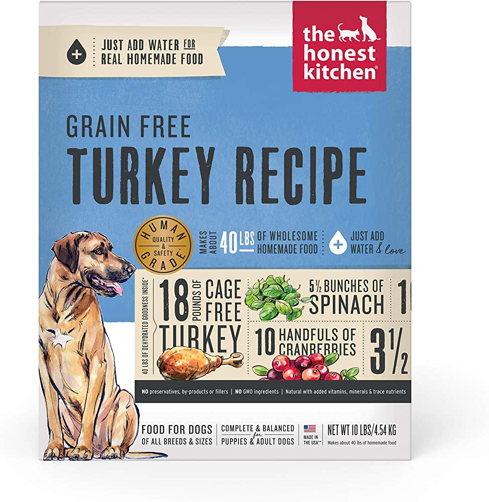 The Honest Kitchen Grain Free Turkey 10# The Honest Kitchen Grain Free Turkey 10#